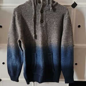 American Eagle Ombre Hoodie Sweater